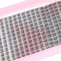 PHKERATA Wispy Cluster Lashes Natural Individual Eyelashes 180Pcs 9-12MM Lashes Individual Cluster Short Wispy C Curl Eyelash Clusters 9-12MM Super Thin Band Eyelashes