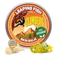 LEAPING FISH Climber's Skin Balm - Natural Vegan - Essential Oil Recovery Salve - Hand Moisturiser for Cracked Skin - Eco-Friendly Non-Greasy Formula - Unscented 60g Tin