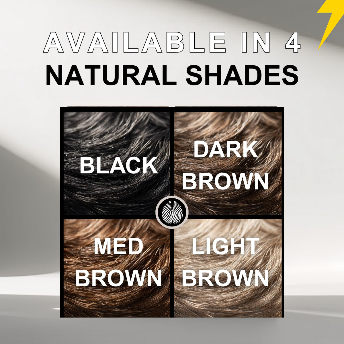 CrazyBull Hair Building Fibre - Long-Lasting, Easy Apply Hair Fibre Concealer for Thinning Hair & Bald Spots - Vegan & Cruelty-Free Hair Thickening Fibre for Men & Women - Crazy Bull, 22g, Grey