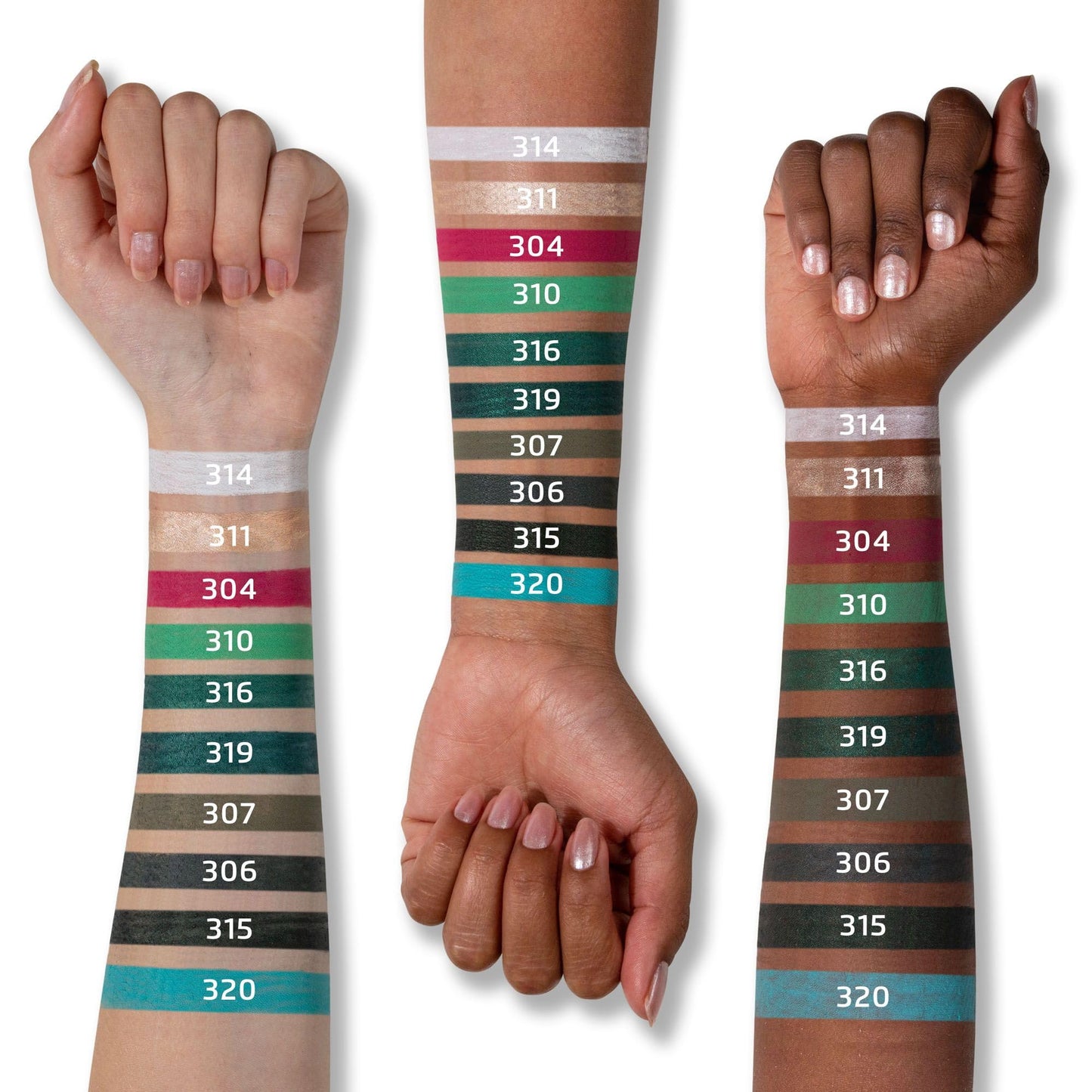 BROOKLIN IMPALA | Waterproof Brooklin Eyeliner Color 319 Green Nacred Forest Waterproof EYELINER WATERPROOF | Eye eyeliner with creamy and soft texture | Easy application | Long duration