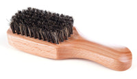 Kobe Professional Men's Light Wood Club Brush - Men’s Boar Bristle Hair Brush/Beard Brush - Wooden Bristle Brush for Men & Women