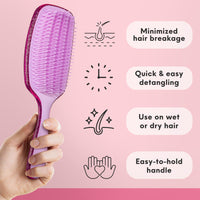 Lily England Detangle Hair Brush for Women, 2C to 4C Curly Hair Brush