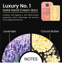 The Edinburgh Natural Skincare Company Ltd. Moisturising Solid Hand Cream Bars | For Dry & Sensitive Hands | Luxury No.1 Scent | Natural Hand Cream | No Sticky Residue | Luxury Gift | Cruelty Free | Edinburgh Skincare Company