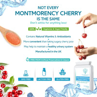 swiss bioenergetics Pure Montmorency Super Cherry 1500mg 90 Capsules - High Strength Freeze Dried - 100% Natural High Strength Freeze Dried Montmorency Cherries with No Additives - Manufactured in The UK