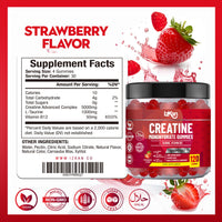 Izkan Creatine Gummies 5000mg (5G) for Men & Women - 120 Chewable Creatine Monohydrate Gummies Strawberry Flavoured | Pre Workout Gym Supplement| Muscle Boost| 4 Per Day - Vegan & Halal (2X)