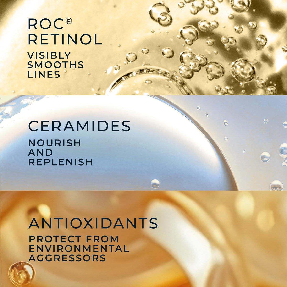 RoC - Retinol Correxion Line Smoothing Night Serum Capsules - Daily Anti-Wrinkle & Anti-Aging Treatment - Visibly Reduces Fine Lines & Wrinkles - Overnight Skincare - 30 Capsules