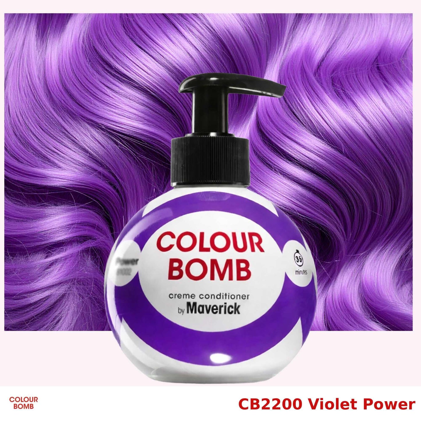 Colour Bomb by Maverick Violet Power Colour Depositing Conditioner 250ml