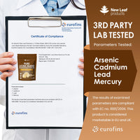 NEW LEAF PRODUCTS Lions Mane Mushroom Powder - Lions Mane Supplement High Strength 3000mg Mushroom Powder - 100% Fruiting Body Lion's Mane - 60 Servings Lions Mane Powder - Made in The UK by New Leaf