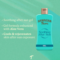 HAWAIIAN Tropic Hawaiian Tropic Cooling Aloe Gel with Aloe Vera and Vitamin E 200ml | Aloe Vera After Sun