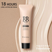 LYNTYAOU BB Cream Foundation, Waterproof Long Lasting Even Skin Tone Makeup, Full Coverage Foundation Anti-Redness Lightweight Smoothing Foundation, Hide Pores and Acne Marks