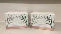 Renbe UK Flawless Face Towels 30 Count | Biodegradable Bamboo Disposable Face Towel 20×25cm | Ultra Soft Makeup Remover Dry Wipes | Lint-Free for Sensitive Skin