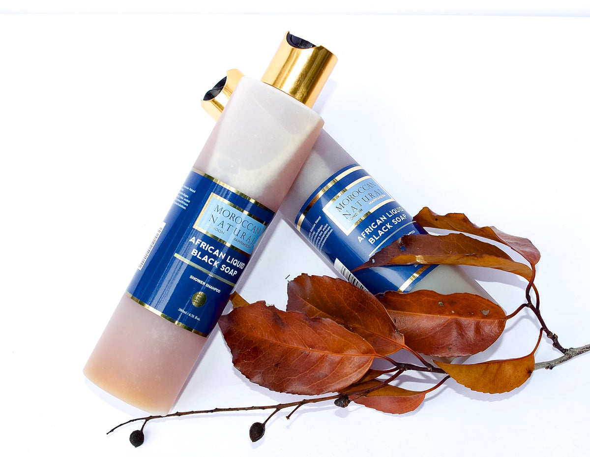 Moroccan Natural: African Liquid Black Soap (200ml) - Helping Communities across Africa