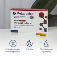 Metagenics MetaActive Forte - Joint Health & Immune Support - Botanical and Nutrient Complex - with Vitamin D, Boswellia, and Vitamin C - 30 Capsules