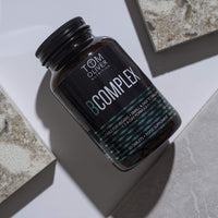 Tom Oliver Nutrition Vitamin B Complex | B Vitamins for Energy, Nervous & Hormone Support | Vitamins B1, B2, B3, B5, B6, B12, C & Biotin | Suitable for Vegetarians and Vegans, 60 count