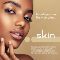 Biotin Hair Growth Vitamins, 12000 mcg Biotin Tablets, 365 Vegan Biotin Tablets, Support Hair Growth, Hair Skin & Nails Vitamins for Hair Loss for Women & Men, VitaBright Biotin Supplements + Coconut