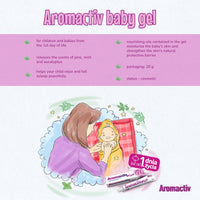 Aflofarm AROMACTIV Baby gel - 20 g - helps you fall asleep and soothes irritation, it is recommended for the care of children's skin from the first day of life.