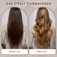 ExcellaElite 3Pcs Heatless Blowout Rods,Overnight Blowout Rods for Long Hair,Heatless Curling Rod No Heat for All Hairs,Heatless Rods,Sleeping Lazy Curler Set,for DIY Hair Styling Tools (Brown)