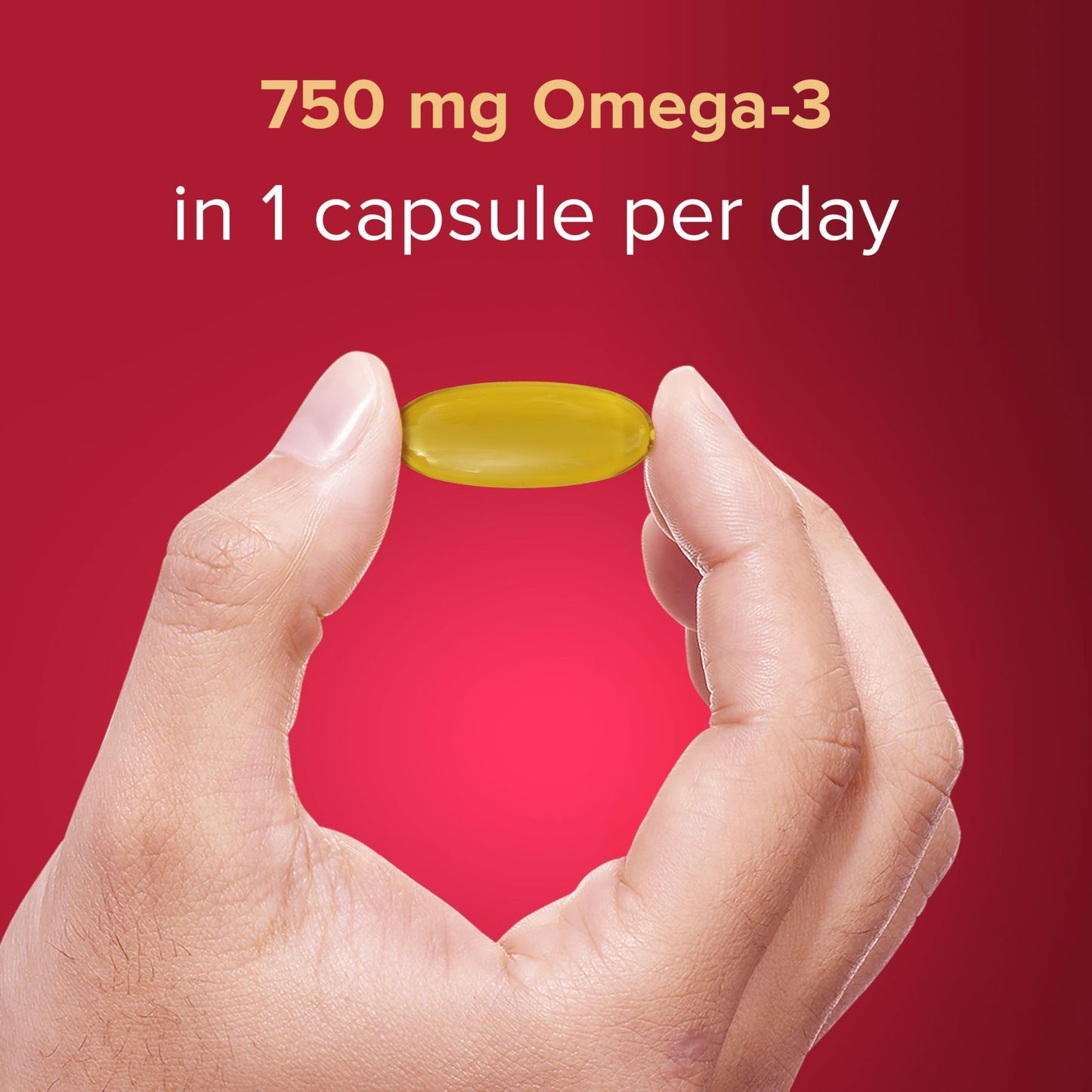 SEVEN SEAS Seven Seas Omega-3 Fish Oil, Extra Strength, Omega 3 plus Vitamin D For Whole Body Healthplus, 30 One-A-Day Capsules, 1 Month Supply