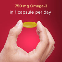 SEVEN SEAS Seven Seas Omega-3 Fish Oil, Extra Strength, Omega 3 plus Vitamin D For Whole Body Healthplus, 30 One-A-Day Capsules, 1 Month Supply