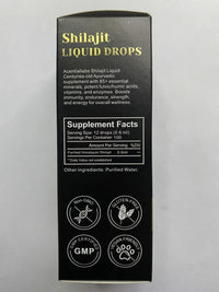 Tamiodfo Himilayan Shilajit Resin Drops, Natural Shilajit from Himalayan, Shilajit Resin with 85+Trace Minerals and Fulvic Acid, Himilayan Shalajit Resin 60ml(2pcs)