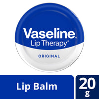 Vaseline Lip Therapy Original Tin, 20 g (Pack of 1)