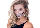Tattoocrew 4 x Halloween Tattoos Skull Sticker for Face
