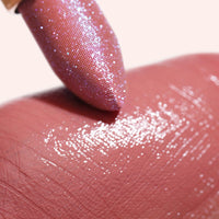 Oulac Pink Shimmer Lipstick for Women-Moisture Tinted Lip Balm for Dry Lips, Glitter Surface, Creamy Formula, Hydrating & Smooth, Infused with Shea Butter, Vegan, Clean Beauty (PG05) Mystical