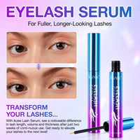 RoongDuuDll 2 Pack Eyelash Growth Serum - Lash Serum for Eyelash Growth, Eyelash Serum to Grow Lashes for Women, Eye Lash Serum Growth to Boost Thicker, Fuller, and Longer Lashes, 5ml