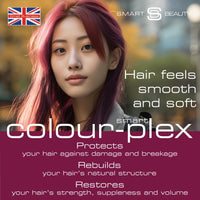 Rich Plum Hair Dye Permanent with Anti-Breakage Plex Hair Care, Vegan Hair Dye & Cruelty-Free, PPD Free Hair dye, 100% Grey Coverage, Warm Plum Hair Colour, by Smart Beauty (pack of 3)