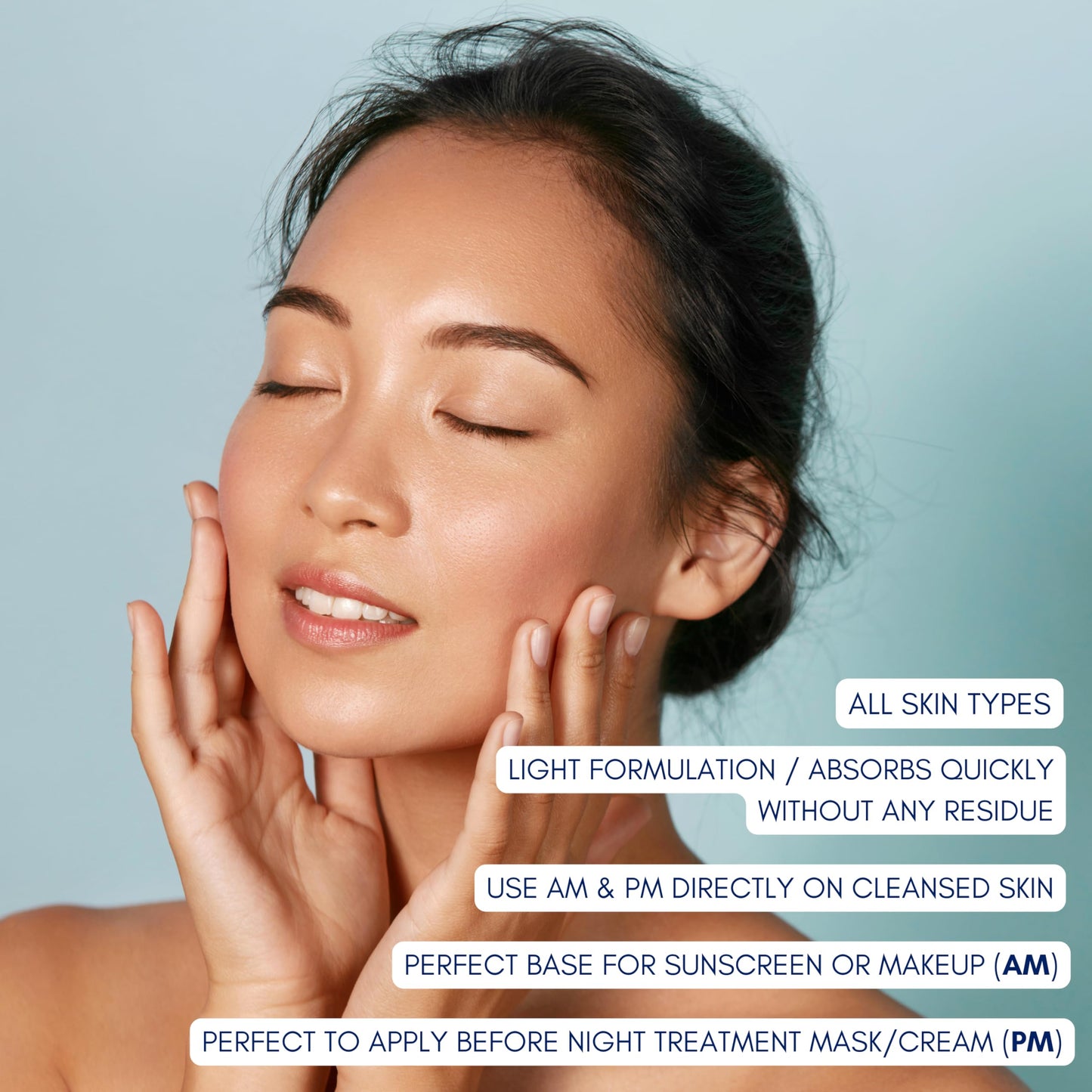 EGF REPAIR SERUM for face, 30ml, with Epidermal Growth Factor, Peptides, Glycerin, Increases Skin Moisture, Boosts Skin Renewal and Collagen Production, for HEALTHIER and YOUNGER looking skin