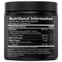 Toniiq Turmeric Curcumin – 48000mg from a 60:1 Extract with 95% Curcuminoids