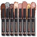 LANGMANNI 8Pcs Eyeshadow Stick Gift Set,Soft Smooth Cream With Matte Earth & Metal Colors, Waterproof & Long-Lasting, Beauty & Personal Care Eye Shadow Stick For Daily Makeup & Special Occasions (#B)