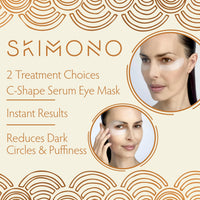 SKIMONO Radiance Recovery Eye Mask 1x5ml - Single Eyemask Eye Patch for Face Care, Brightens, Moisturises, and Softens Fine Lines