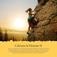 SOLARAY Solaray Calcium Citrate with Vitamin D - 90 Capsules - 1000mg Calcium as Citrate and Carbonate & 400 IU Vitamin D3 - Supports Bones, Teeth & Muscle Function - Highly Absorbable - Lab Verified