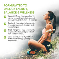 Freak Athletics Nutrition Freak Trace Minerals + 60 Capsules - Aquamin Trace Minerals a 70+ Nutrient-Dense Multimineral Complex Sourced from Marine Plant - UK Made