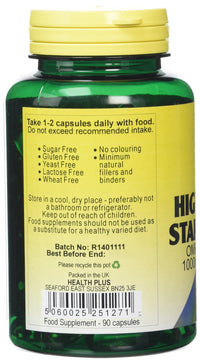 Health Plus High Strength Starflower Oil 1000mg Omega-6 Supplement - 90 Capsules