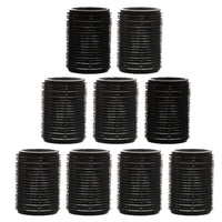 AKH® 24 Pcs Black Hair Rollers | Small Hair Curlers | 20mm Self Grip Hair RollersTools | Self Holding Cling Hair Rollers | For Hair Dressing, Hair Styling, Waves and Curles Tools Accessories