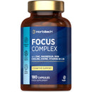 Horbäach Nootropic Brain Supplements | 180 Vegan Capsules | Cognitive Complex Enhancer for Energy, Focus & Mental Performance | by Horbaach