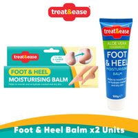 2pk Moisturising Foot Cream for Cracked Heels and Dry Skin | 200g | Dry Foot Cream for Very Dry Feet & Cracked Heel Repair Cream | Heel Balm for Cracked Heel Cream, Foot Balm Feet Cream + SOL Sticker