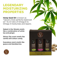 Earthly Body Massage Oil Gift Set Box