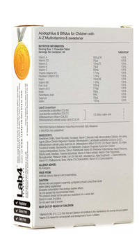 Proven Probiotics Lactobacillus and Bifidus with A-Z Multivitamins Child Tablets - Pack of 30
