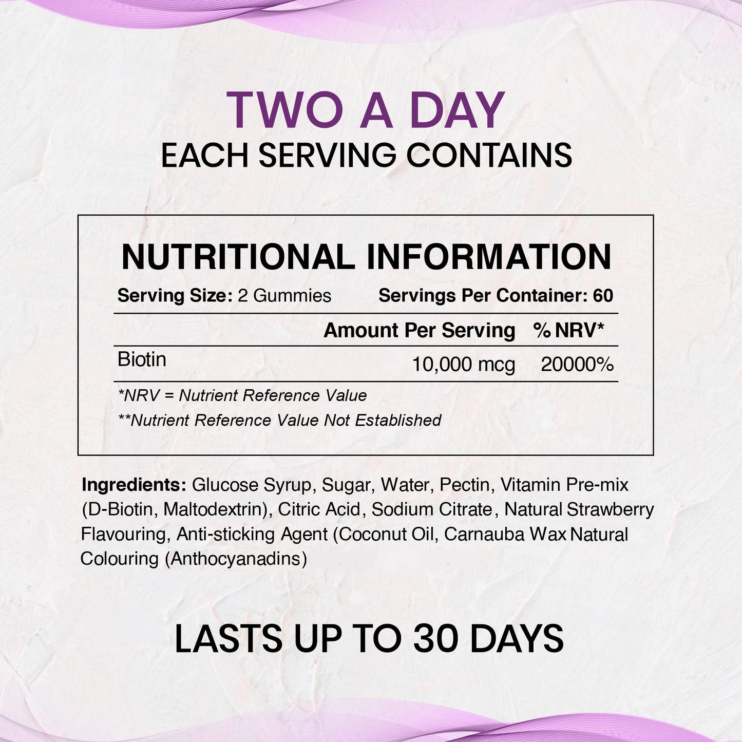 Biotin Gummies 10,000mcg Skin Nails & Hair Vitamins - Chewable Beauty Vitamins For Hair Growth High Strength Hair Gummy's Vitamins For Women & Men - Vegan Hair Vitamins For Growth And Hair Loss