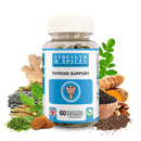 STRENGTH & SPICES100% Natural Vegan Food Supplements Strength & Spices Natural Thyroxine, Thyroid Support Supplement for Better Mood and Energy, Hormone Balance for Women and Men, Rich in Maca Root, Kelp, Ashwagandha and Brazil Nuts, 1000mg, 60 Capsules