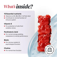 novomins Kids Multivitamin Gummies - 13 Essential Kids Vitamins – 1 Month Supply - Chewable Multivitamins Gummies 3-12 and Older - Childrens Vitamins - Novomins