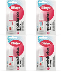 Blistex Intensive Moisturiser Cherry Lip Balm SPF 15 Hydrating & Nourishing Lip Moisturiser 6 ml (Pack of 4)