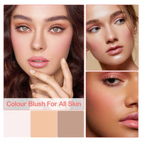 DRTRU 2Pcs TLM Blush Colour Changing, All Day Flawless Color Changing Blush,TLM Temperature Changing Liquid Blush for Mature Skin,Long Lasting Waterproof Blush for Face Makeup
