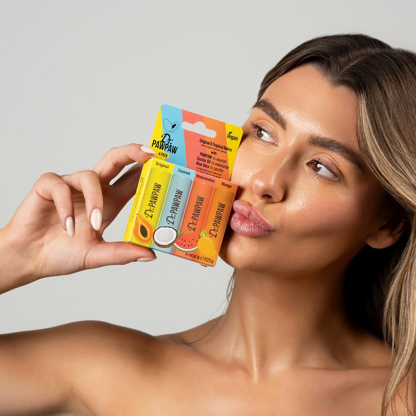 Dr. PAWPAW ORIGINAL BALM Dr.PAWPAW Original and Tropical Balm 4-Piece Variety Pack 4 x 4g