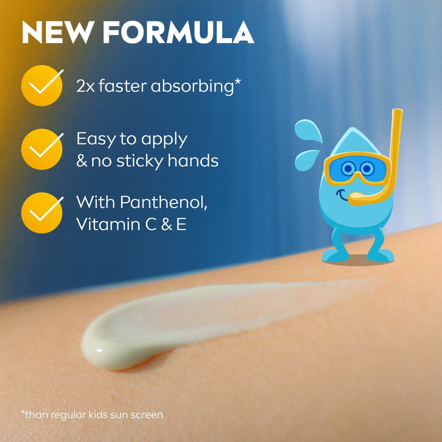 Beiersdorf NIVEA SUN Kids Protect & Care SPF 50+ Lotion (200ml), Moisturising Sun Cream Protects Delicate Skin Against Sunburn and Long-Term UV Damage, Fast-Absorbing No White Cast Sun Lotion