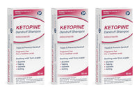 Asrev Healthcare Ketopine 2% Ketoconazole Anti-Dandruff Shampoo 6 x 60ml (6 PACK)