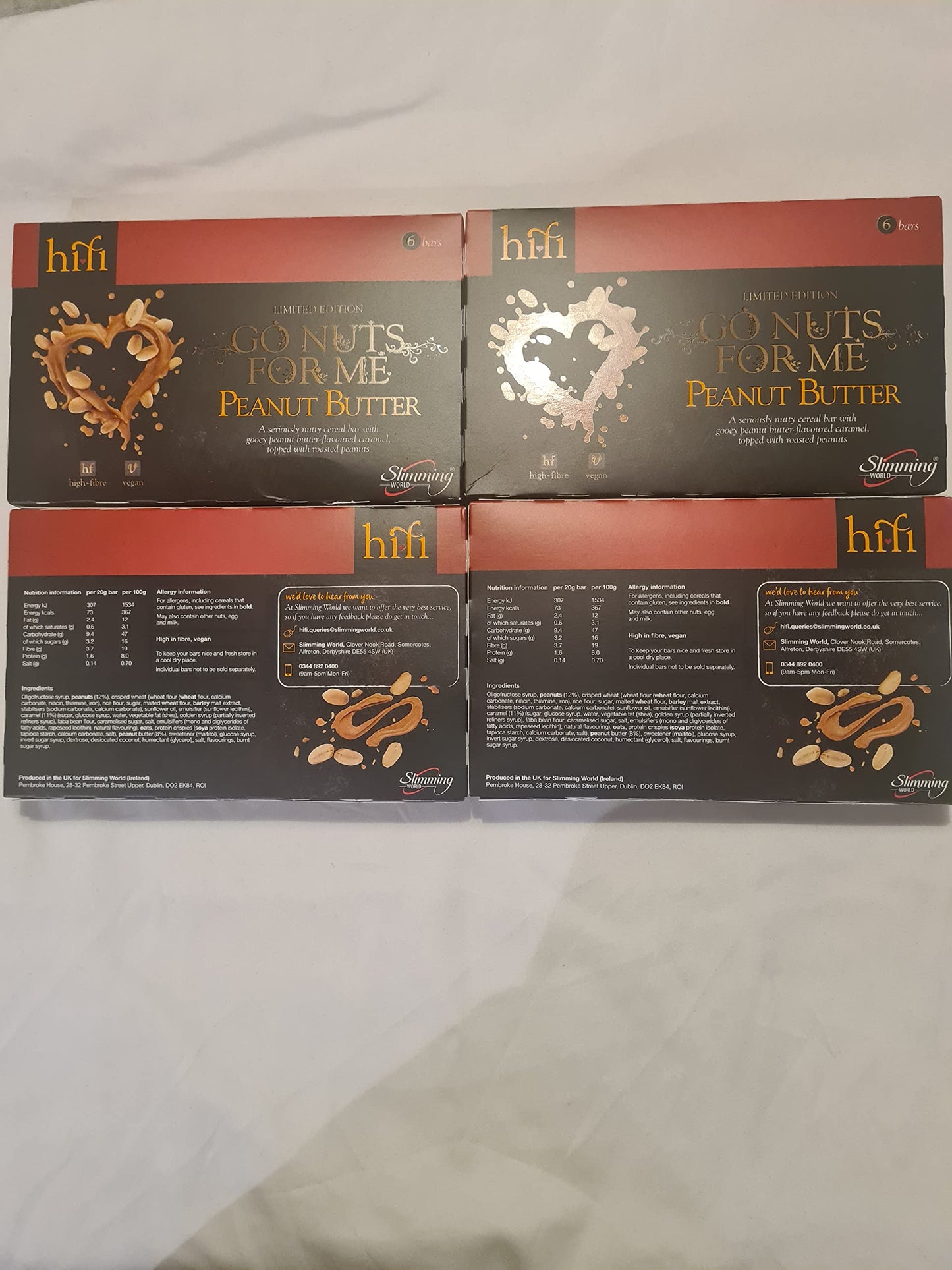 Slimming World Peanut Butter Hifi Bars (4 boxes)